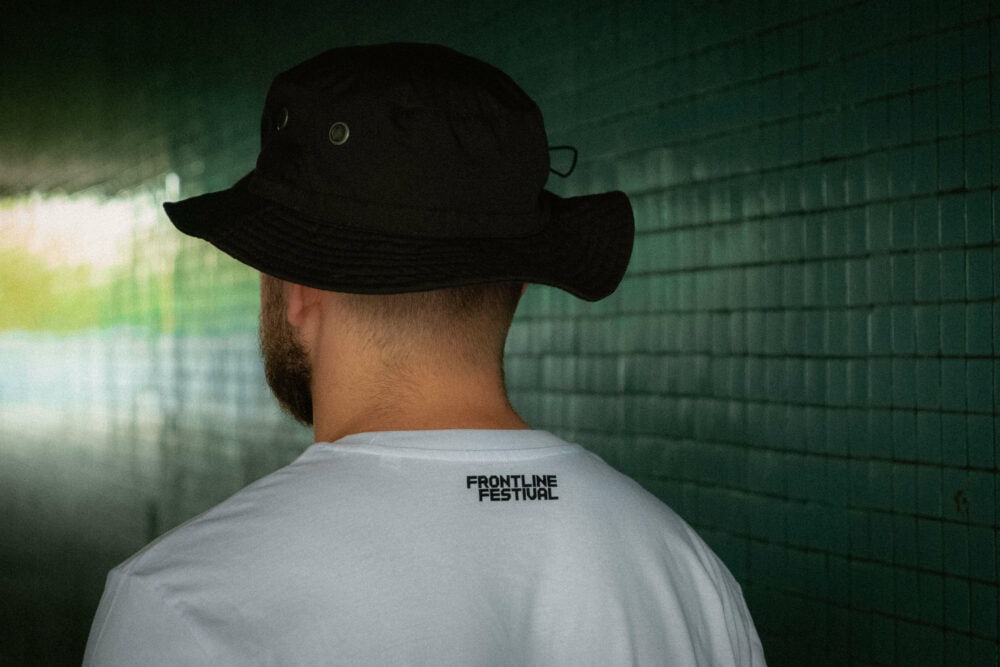 FRONTLINE FESTIVAL CARGO BUCKET HAT BLACKR - Image 2