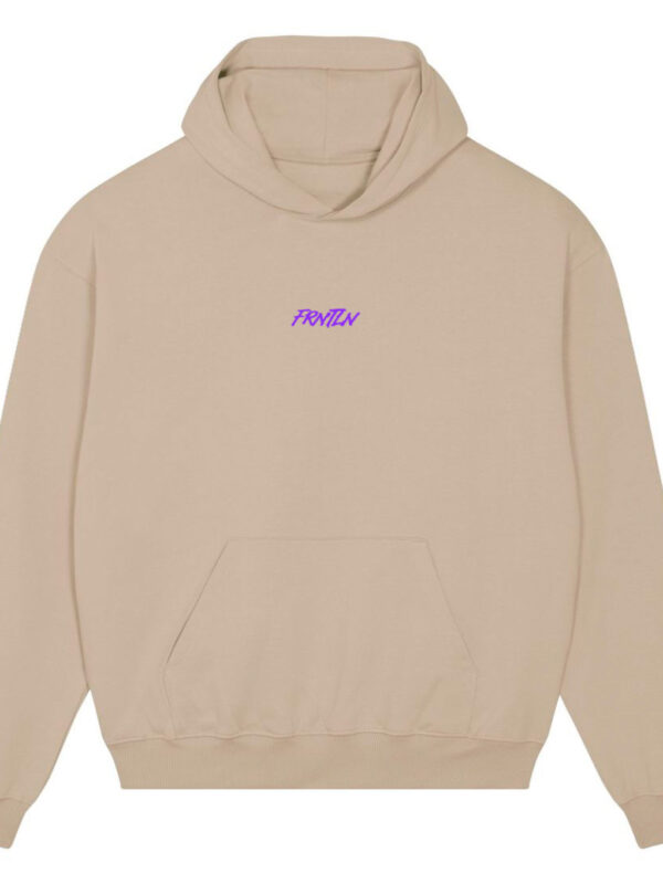 FRNTLN hoodie Desert Dust & Purple