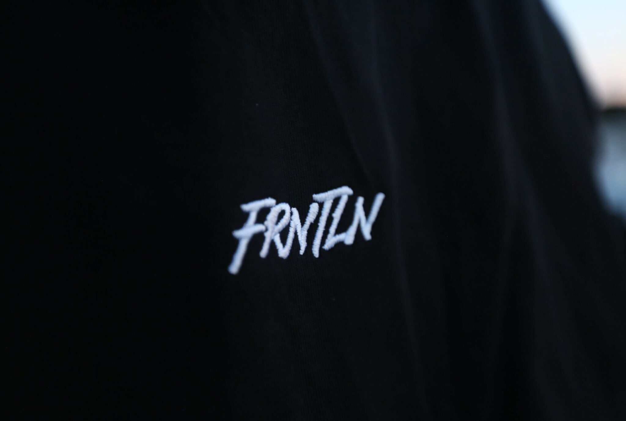 FRNTLN hoodie Desert Black & White - Image 3