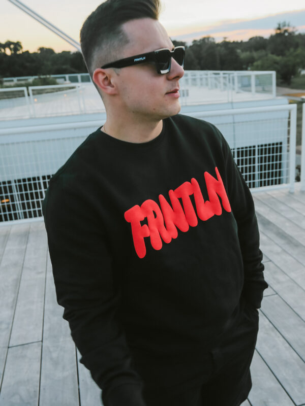 Frontline Festival mikina FRNTLN BLACK